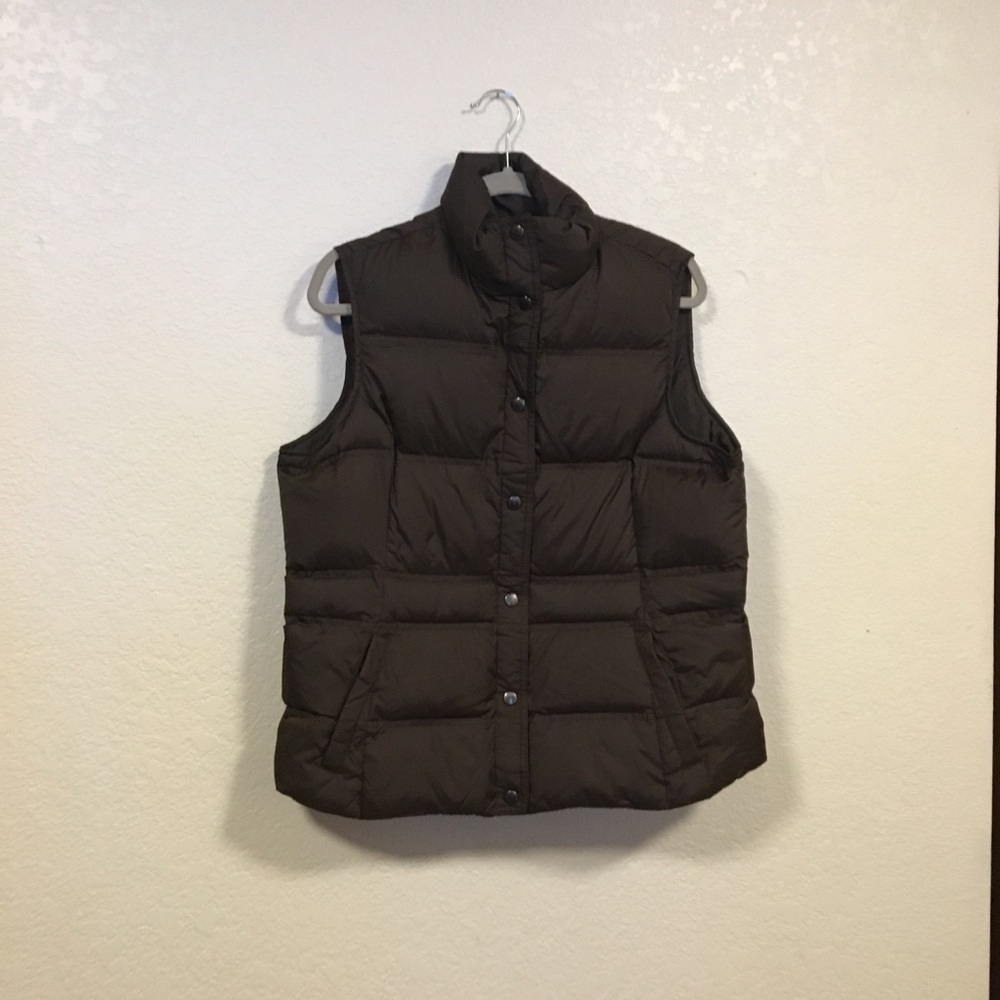 Lands End Puff Vest Sz L